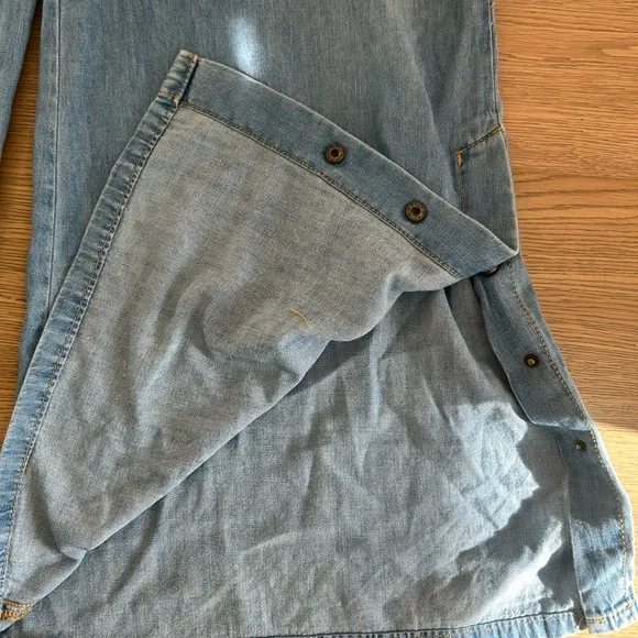 Anthropologie Light Blue Flare Jeans - Picture 8 of 13